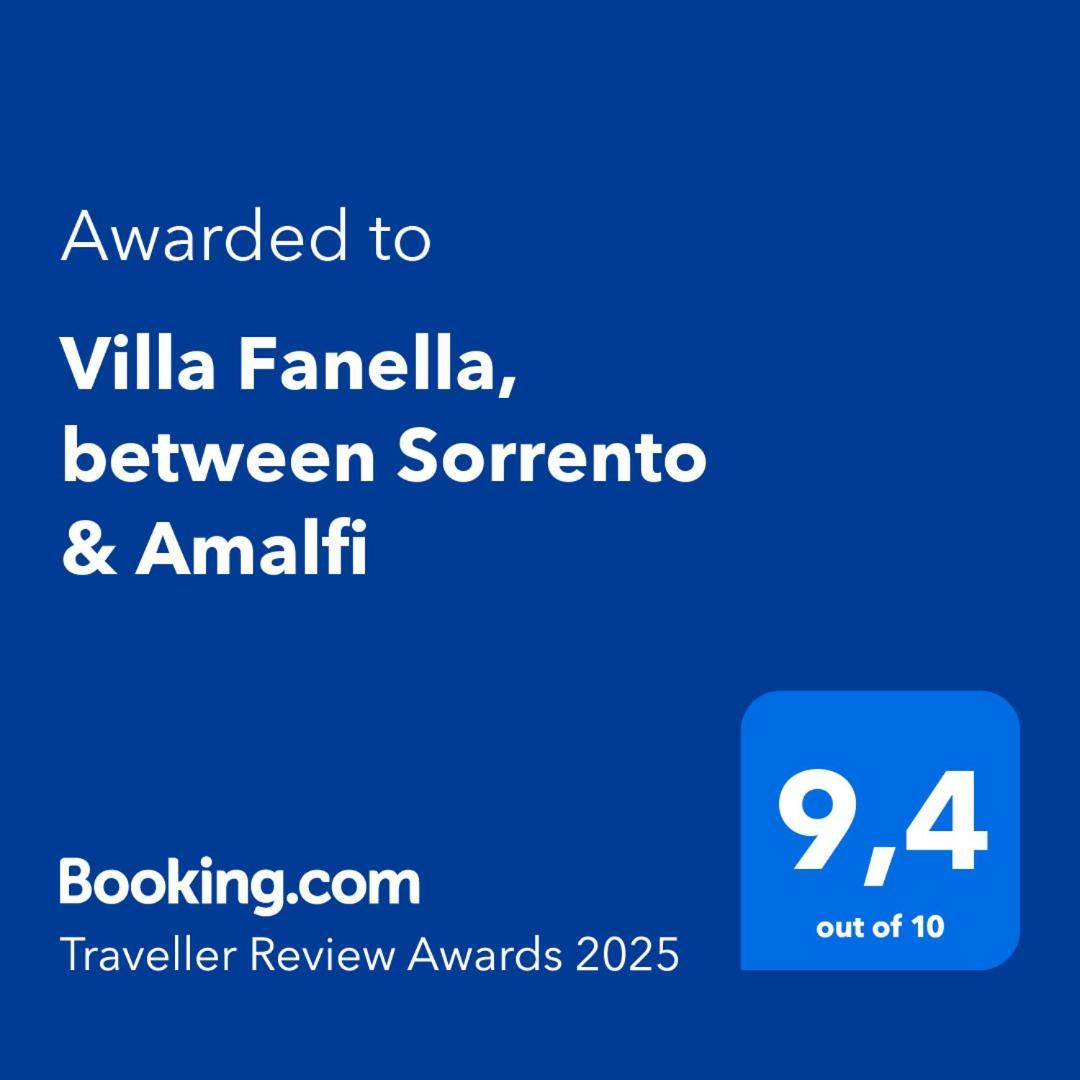 Villa Fanella, Independent House Between Sorrento & Amalfi 皮雅诺迪索伦托 外观 照片